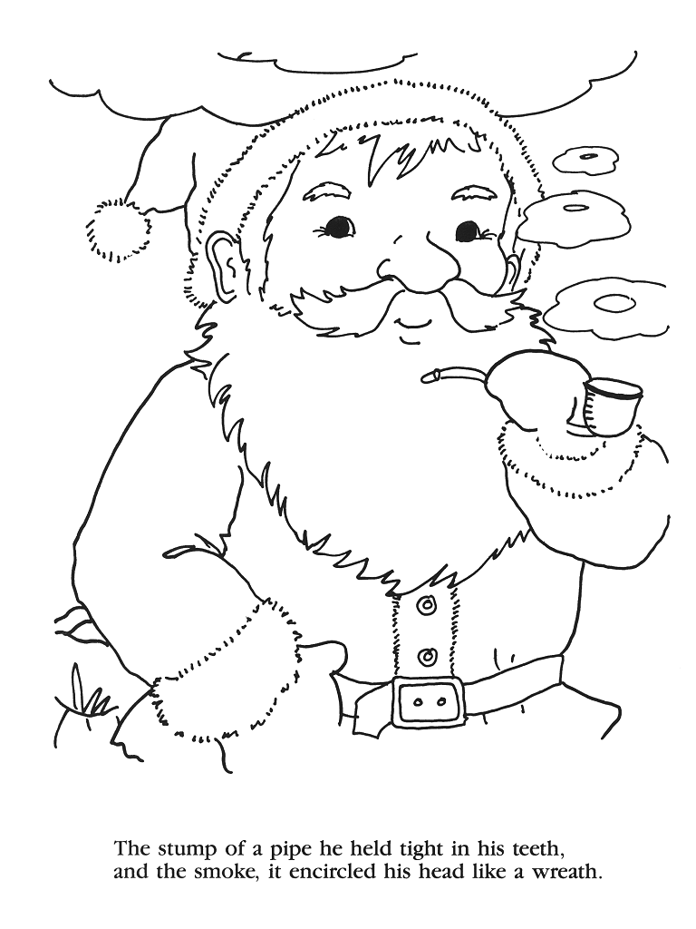 The Night Before Christmas Coloring Pages